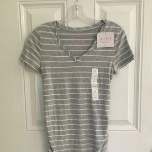 Isabel Maternity XS Striped Tee NWT